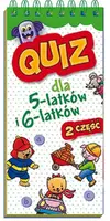 Okładka: Quiz dla 5-latków i 6-latków cz. 2