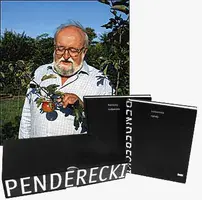 Okładka: Penderecki, t. 1, Rozmowy lusławickie, t. 2, Lusławickie ogrody