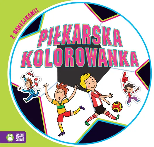 Okładka: Piłkarska kolorowanka