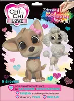 Okładka: Chi Chi Love. Zdrapuj, koloruj, naklejaj