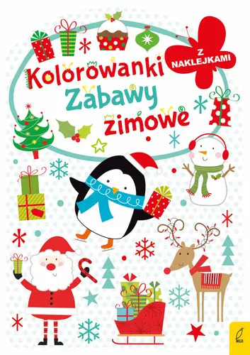 Okładka: Kolorowanka z wykrojnikiem. Zabawy zimowe
