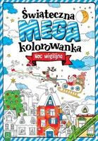 Okładka: Świąteczna megakolorowanka. Noc wigilijna