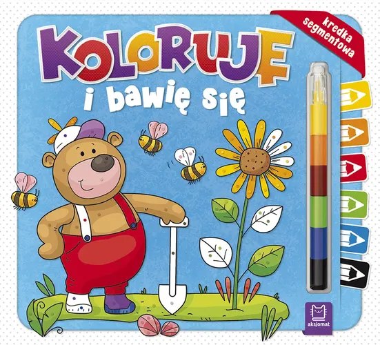 Okładka: Koloruję i bawię się. Kredka segmentowa