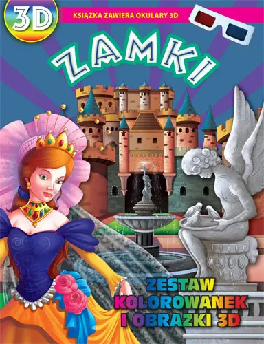 Okładka: Kolorowanki 3D Zamki