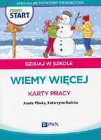 Okładka: Pewny start Dzisiaj w szkole Wiemy więcej Karty pracy