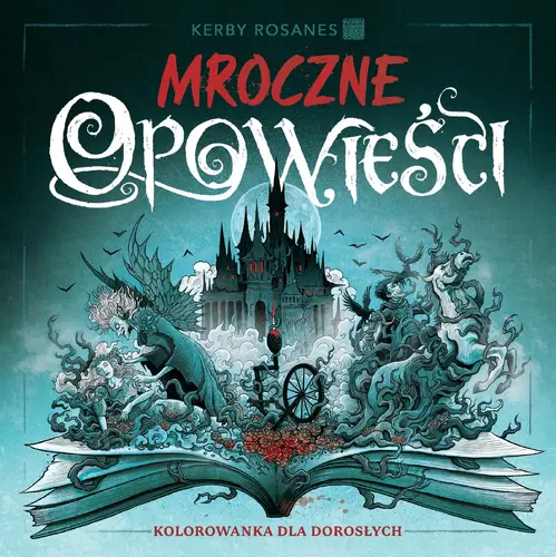 Okładka: Mroczne opowieści. Kolorowanka dla dorosłych