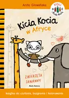 Okładka: Kicia Kocia w Afryce. Kolorowanka