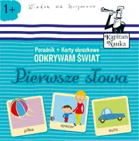 Okładka: Odkrywam świat Pierwsze słowa Książka + Karty obrazkowe