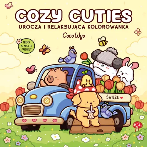 Okładka: Cozy Cuties. Urocza i relaksująca kolorowanka