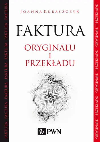 Okładka: Faktura oryginału i przekładu