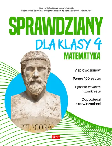 Okładka: Sprawdziany dla klasy 4. Matematyka