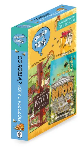 Okładka: Co robią? Koty i pszczoły