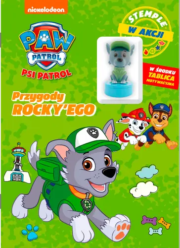 Okładka: Psi Patrol. Stemple w akcji 3. Rocky