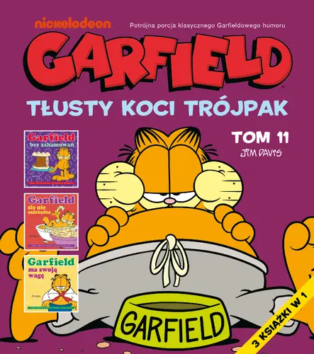 Okładka: Garfield. Tłusty koci trójpak. Tom 11