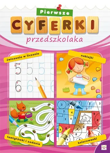 Okładka: Pierwsze cyferki przedszkolaka.