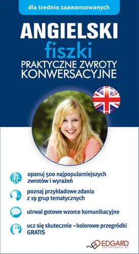 Okładka: Angielski fiszki Praktyczne zwroty konwersacyjne