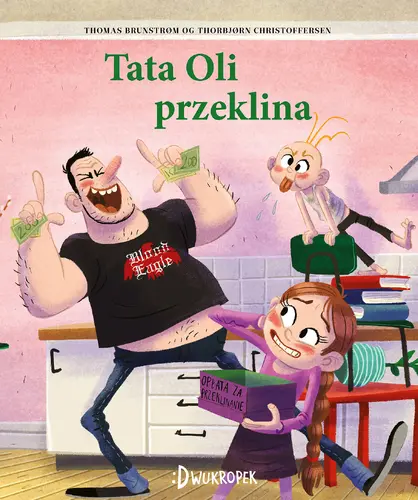 Okładka: Tata Oli przeklina. Tata Oli, tom 8