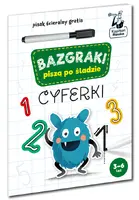 Okładka: Bazgraki piszą po śladzie. Cyferki