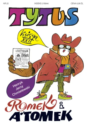 Okładka: Tytus, Romek i A'Tomek. Księga XXII.
