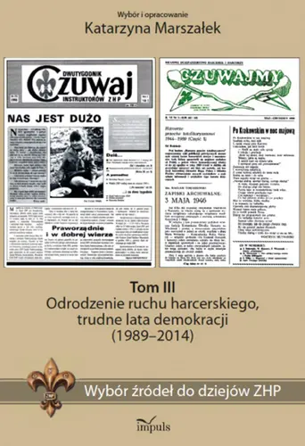 Okładka: Wybór źródeł do dziejów ZHP. Tom III