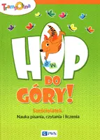 Okładka: Hop, do góry! Sześciolatek Nauka pisania, czytania i liczenia