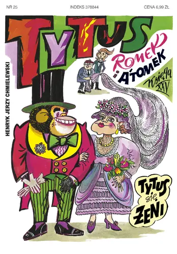 Okładka: Tytus, Romek i A'Tomek. Księga XXV.