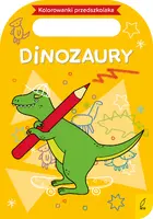 Okładka: Kolorowanki przedszkolaka. Dinozaury