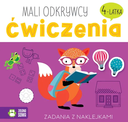 Okładka: Mali odkrywcy. Ćwiczenia 4-latka