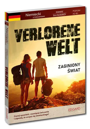 Okładka: Niemiecki. Powieść dla młodzieży Verlorene Welt. Zaginiony świat