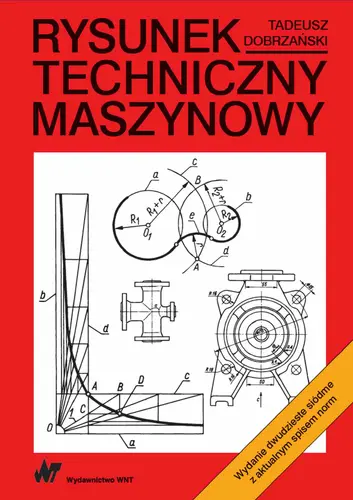 Okładka: Rysunek techniczny maszynowy