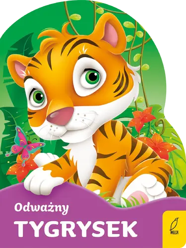 Okładka: Odważny tygrysek. Wykrojnik