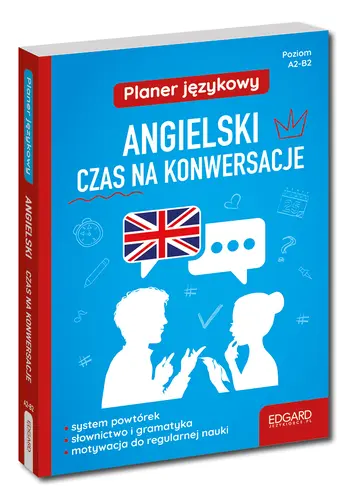 Okładka: Planer językowy. Angielski. Czas na konwersacje Wyd. 1 (oprawa miękka)