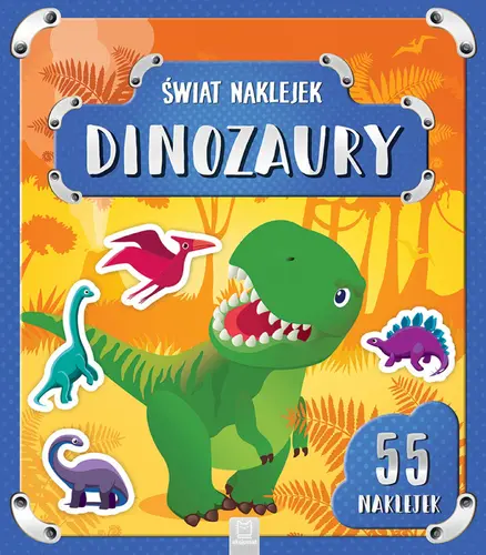Okładka: Świat naklejek. Dinozaury
