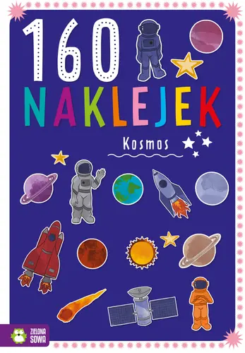 Okładka: 160 naklejek. Kosmos