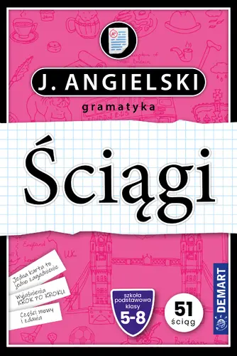 Okładka: Język angielski. Gramatyka. Ściągi edukacyjne