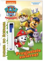 Okładka: Psi Patrol Zadania do ścierania cz. 8 Przyjaciele zwierząt