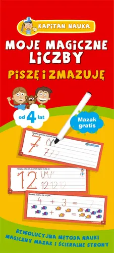 Okładka: Moje magiczne liczby - Kapitan Nauka