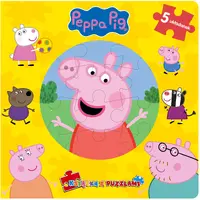 Okładka: Peppa Pig. Książka z puzzlami.