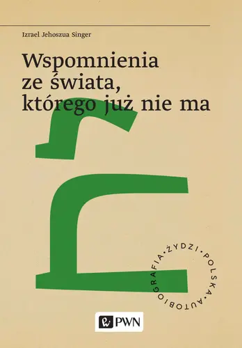 Okładka: Wspomnienia ze świata, którego już nie ma
