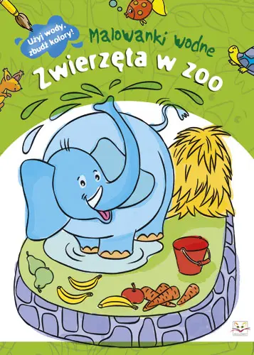 Okładka: Malowanki wodne- Zwierzęta w zoo