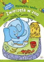 Okładka: Malowanki wodne- Zwierzęta w zoo