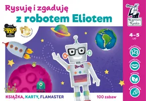 Okładka: Kapitan Nauka. Rysuję i zgaduję z robotem Eliotem