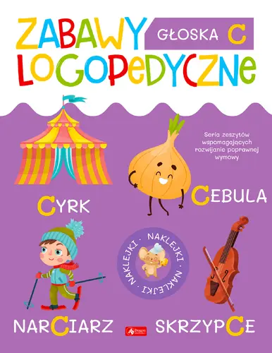 Okładka: Zabawy logopedyczne. Głoska C (Fabulo)