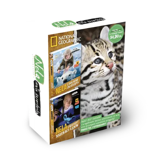 Okładka: Pakiet: Nela i polarne zwierzęta / Nela i sekrety dalekich lądów