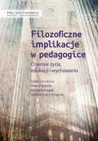 Okładka: FILOZOFICZNE IMPLIKACJE W PEDAGOGICE
