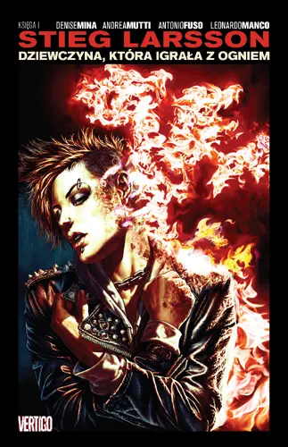 Okładka: Dziewczyna, która igrała z ogniem Komiks