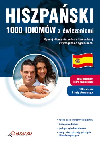 Okładka: Hiszpański - 1000 idiomów z ćwiczeniami