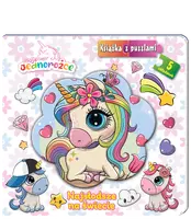 Okładka: Moje Jednorożce. Książka z puzzlami. Najsłodsze na świecie