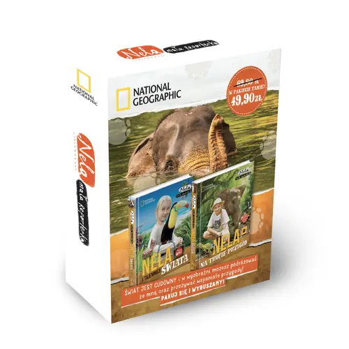 Okładka: Pakiet: Nela i tajemnice świata / Nela na tropie przygód