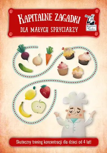 Okładka: Kapitalne zagadki dla małych spryciarzy. Kapitan Nauka